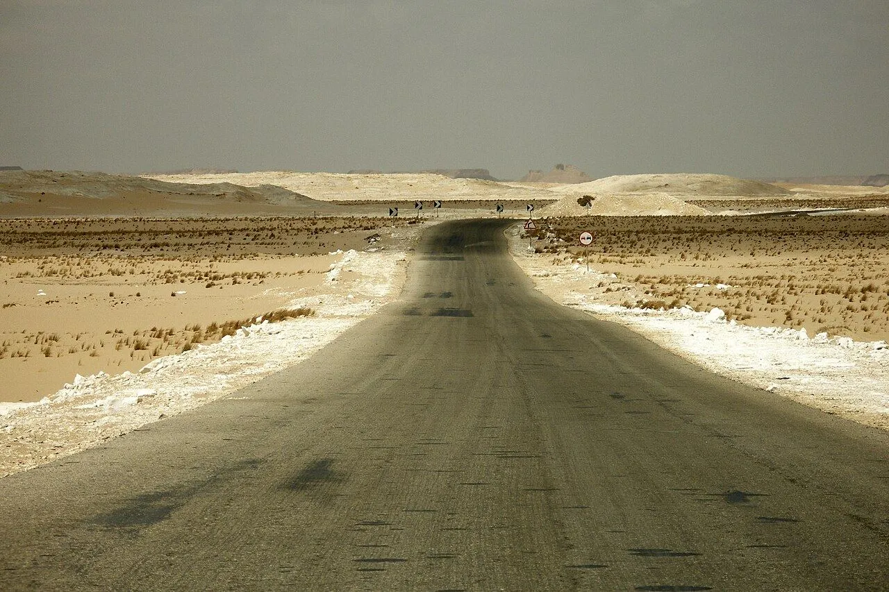 Road through the White Desert