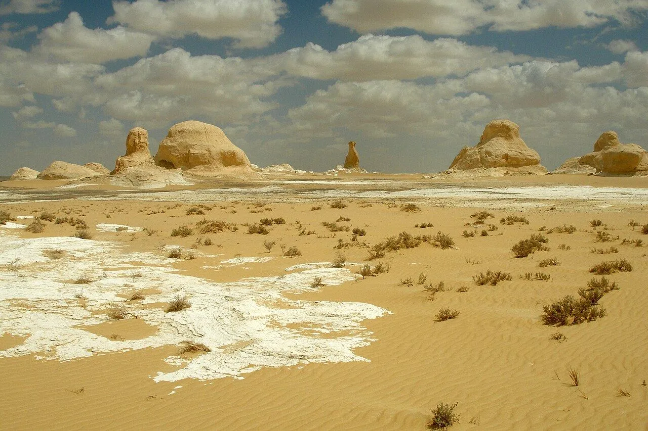 White Desert rock formations