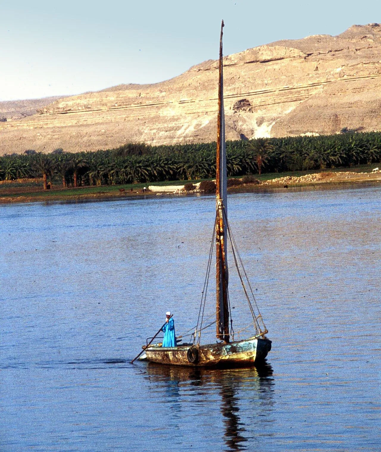 A boat on the Nile at Minya