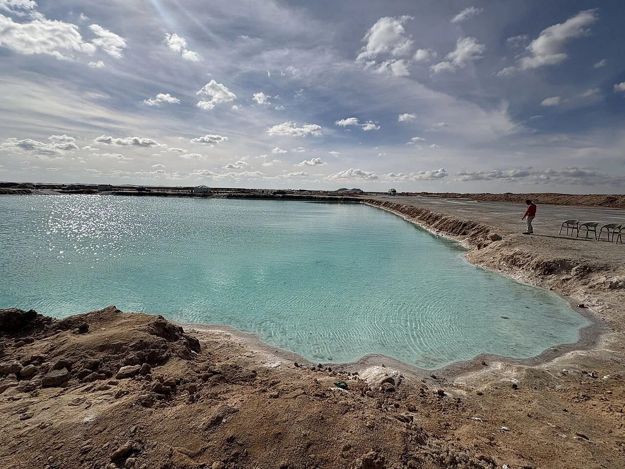 Siwa's salt lake pools