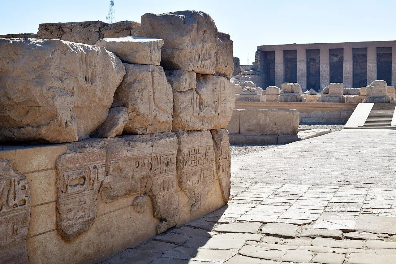 Facade of Seti I's temple