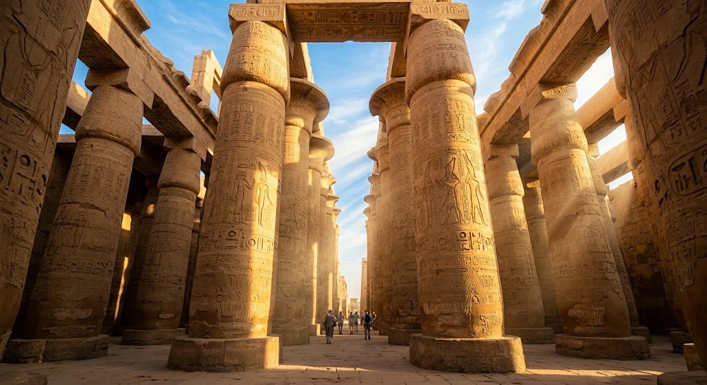 Giza Pyramids Sunset