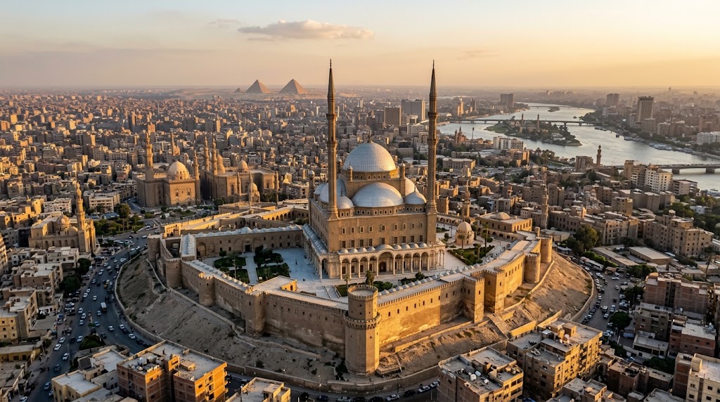 Giza Pyramids Sunset