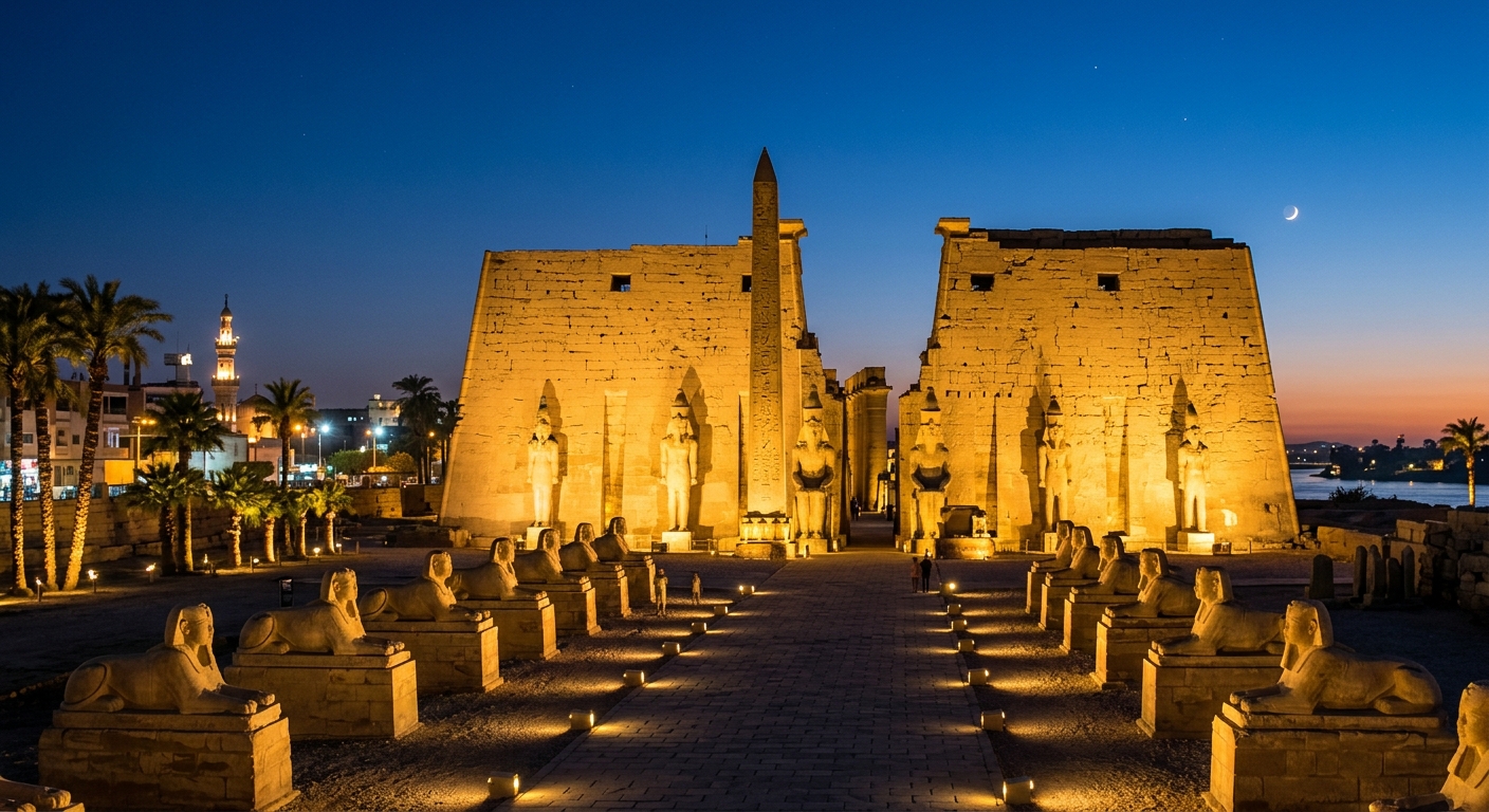 Giza Pyramids Sunset