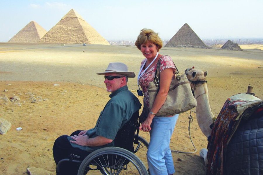 Wheelchair accessible, Egypt, Nile Valley, Alexandria, Giza Pyramids, Cairo, Luxor, Aswan, Abu Simbel, Tour package, Limited mobility, Transportation, Accommodations, Tour guide, Landmarks, History, Ancient Egypt, Sphinx, Egyptian Museum, Karnak Temple, Valley of the Kings, Boat tour, Philae Temple, High Dam, Unfinished Obelisk, Pharaoh Ramesses II, UNESCO World Heritage Site, Natural beauty, Comfortable, Enjoyable.