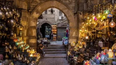 Khan El Khalily, Cairo's Historic Marketplace, Medieval Egyptian Bazaar, Khan El Khalily Souk, Cairo’s Cultural Market, Egyptian Artisan Hub, Historic Cairo Trading Center, Al-Hussein Market, Cairo’s Old Souk, Traditional Egyptian Market, Islamic Cairo Shopping District