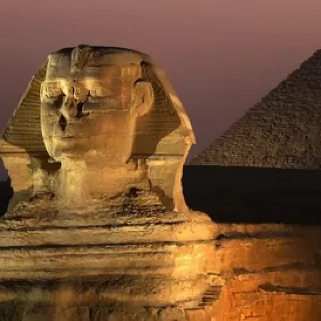 Sphinx of Giza,
Enigmatic
Colossal
Limestone
Giza Plateau