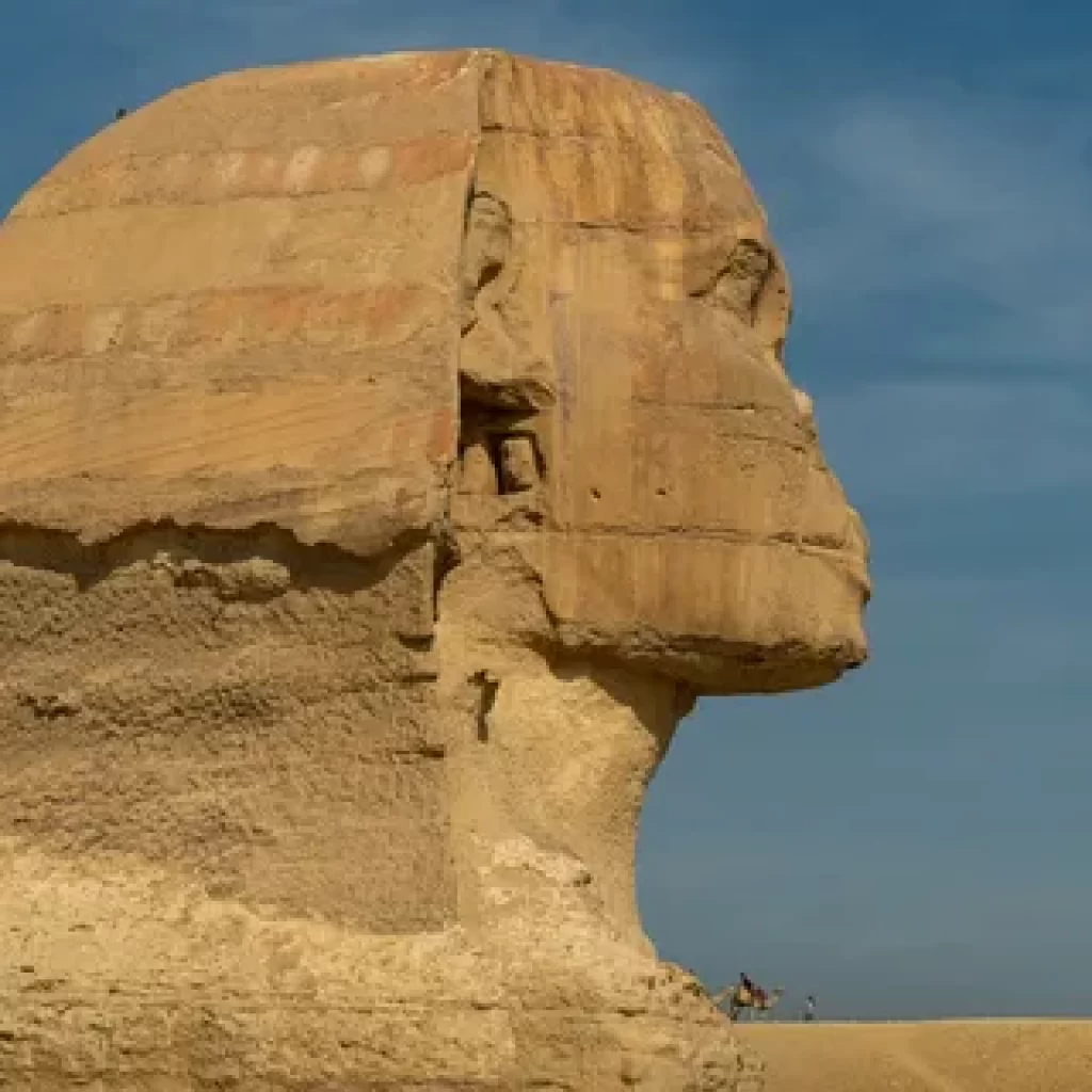 Sphinx of Giza,
Enigmatic
Colossal
Limestone
Giza Plateau