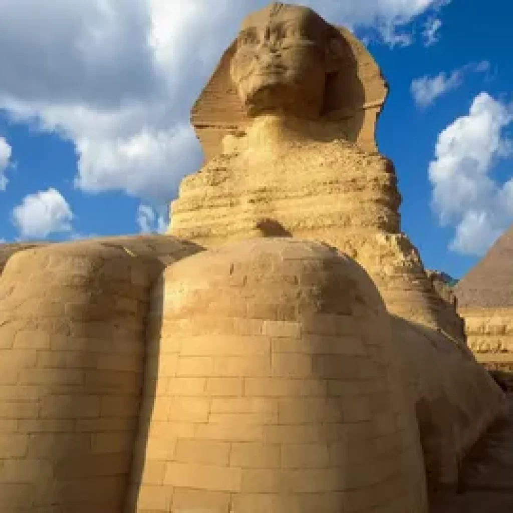 Sphinx of Giza,
Enigmatic
Colossal
Limestone
Giza Plateau