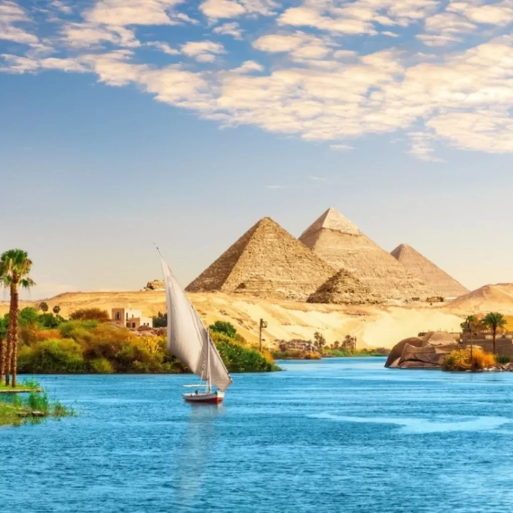 Pyramids and Nile, Ancient marvels, Timeless wonders, Giza secrets, Nile cruises, Egyptian heritage, Pharaohs' legacy, Pyramid mysteries, Sphinx guardian, Nile adventures, Cairo explorations