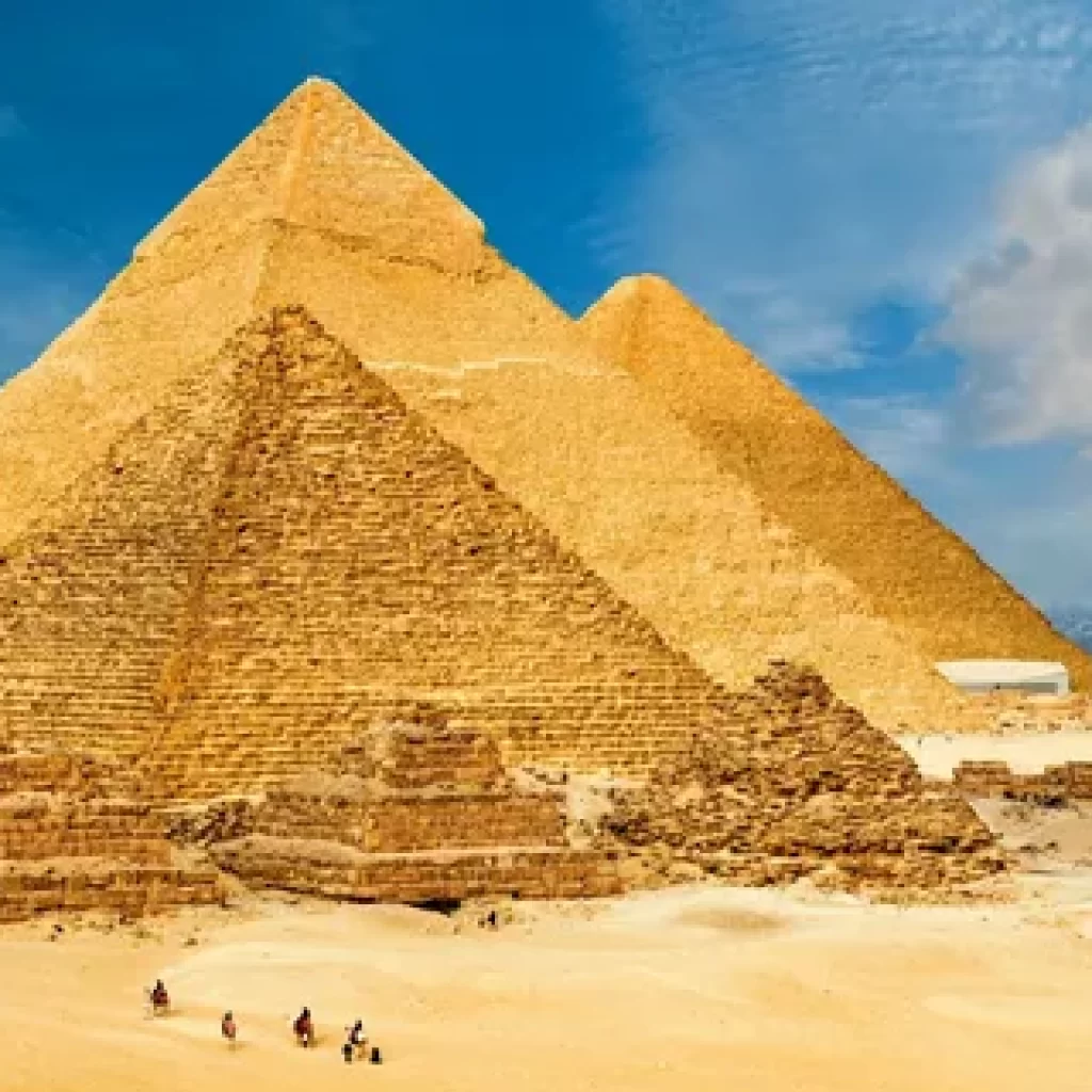 Pyramids and Egypt, Step Pyramid of Djoser, Khufu's Horizon, Sphinx Guardian, Pharaoh's Necropolis, Imhotep's Design, Giza Plateau, Dahshur Monuments, Valley of the Kings, Pyramidion, Serapeum