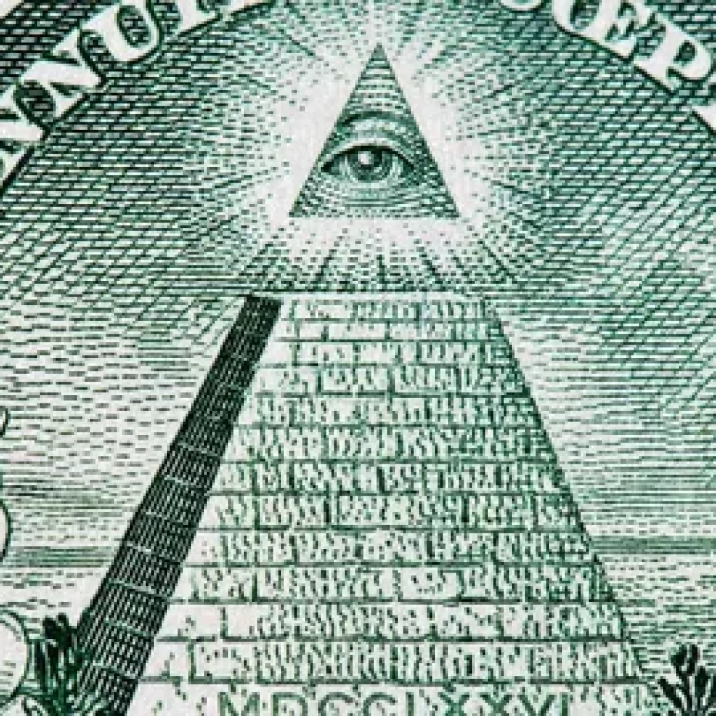 The Egyptian Pyramid on US Dollar, Great Seal of the United States, Eye of Providence, Unfinished pyramid, Latin inscriptions, Symbolic significance, Historical symbolism, Dollar bill design, Founding fathers’ vision, American iconography, Currency symbolism,