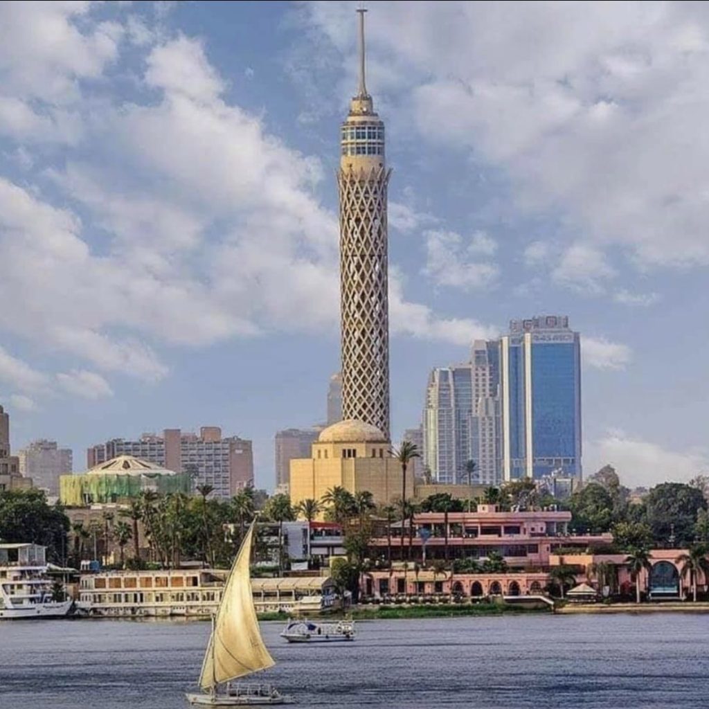 Cairo tower,
Egyptian architectural icon,
Lotus-inspired design,
Nile River views,
Cairo skyline,
Modern Cairo landmarks,
Cairo Tower history,
Panoramic dining Cairo,
Cairo observation deck,
Revolving restaurant Cairo,
Iconic Cairo monument
